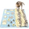 Dog Snuffle Mat Slow Feeder Puzzle Toy Mental Stimulation Scent Training Durable Chew Resistant Plush Pet Enrichment
