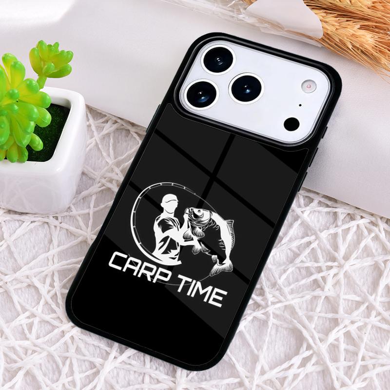 Carp Fishing Fish Phone Case for iPhone 17 Air 16 15 11 12 14 13 Pro Max Shockproof Cover