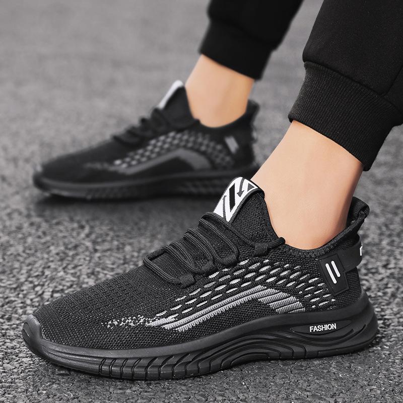 New summer fly-woven shoes single-layer mesh hollow breathable comfortable casual trendy shoes 39