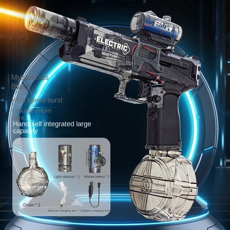 Crianças Pistola de Água Elétrica de Alta Pressão Brinquedos Verão Exterior Praia Piscina Jardim Jogos de Luta Crianças Rajadas Automáticas Pistola de Água Presentes