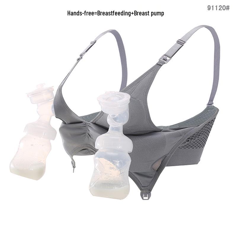 Wire-Free Front Open Maternity & Nursing Bra for Pregnancy, Postpartum, Breastfeeding