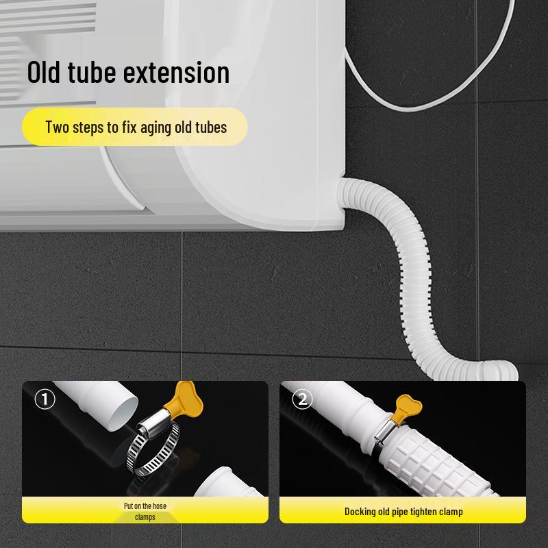 Thickened Air Conditioner Drain Extension Hose for Outdoor Units