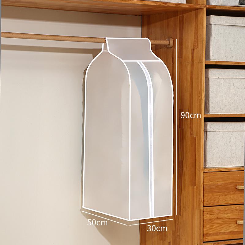 Утолщенный прозрачный подвесной чехол для одежды для хранения в гардеробе