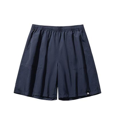 Outdoor Series Sports Simple Solid Color Elastic Casual Shorts Men Shorts Deep-Night-Blue 952526504-9