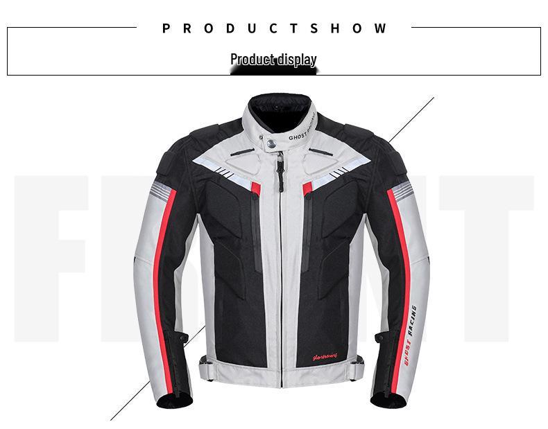 Four-Season Motorcycle Riding Suit: Durable, Windproof, Split-Type Pants, Fall-Resistant, Outdoor Sports Set