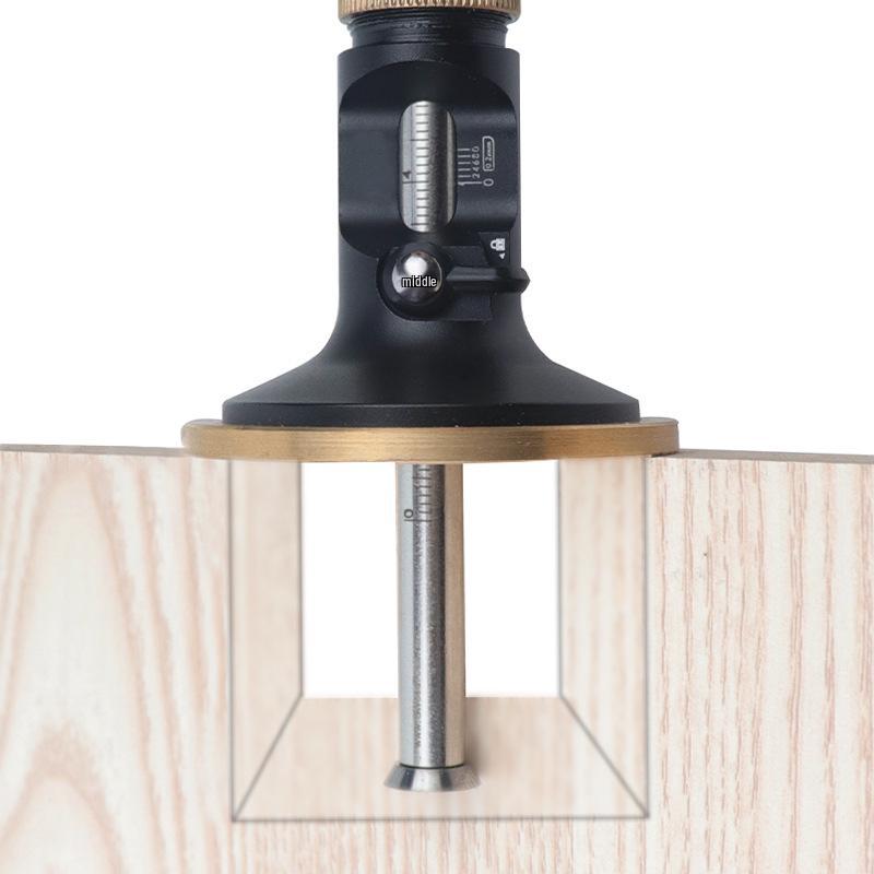 European Woodworking Marking Gauge with Carbide Blade and Fine-Tuning Capability