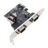 1Pcs Rs232 Com Pci-E Pci For Express Expansion Adapter Car Diy Accessories Pcie To 2 Serial Db9 Card