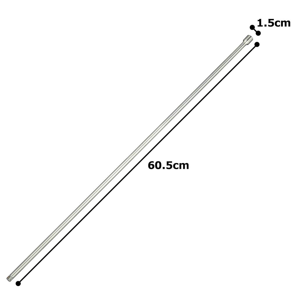 TONE Verlängerung Gesamtlänge 600mm HPEX20-600 Stange, 6,35mm (1/4 ") Fahren,