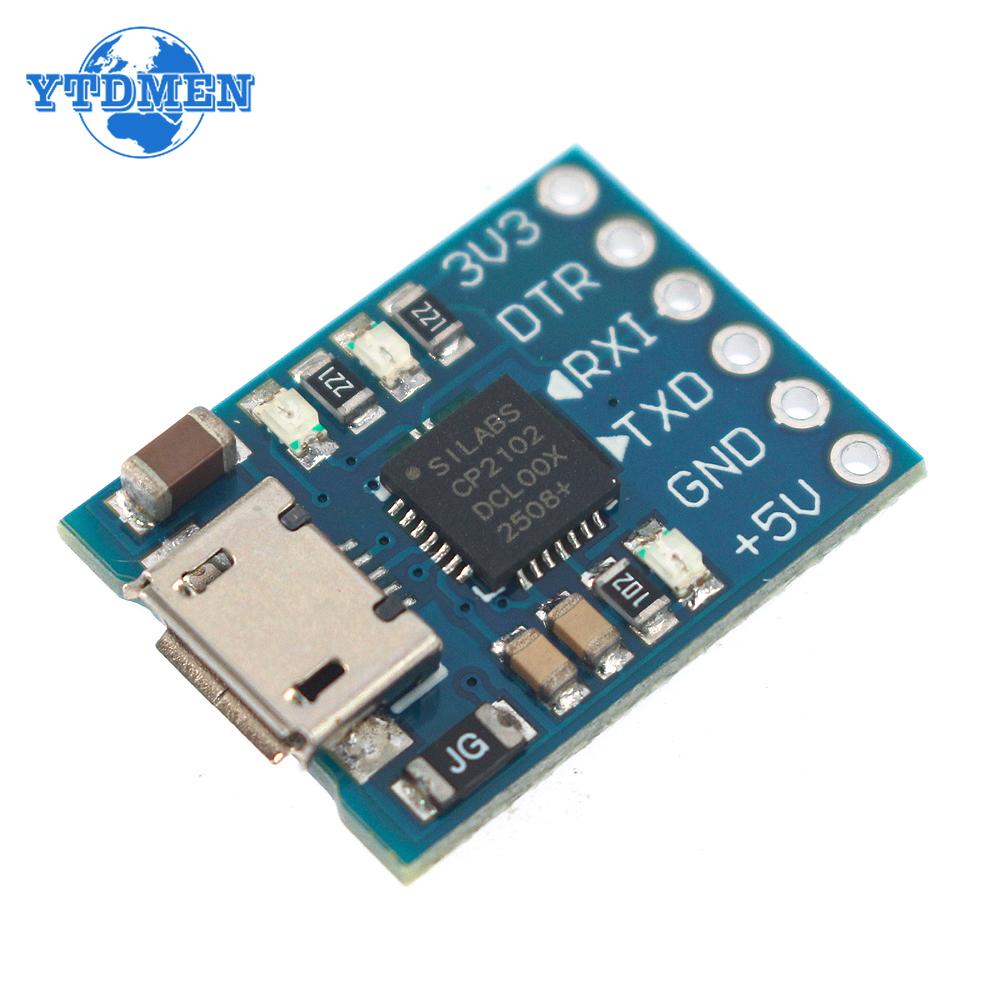 

CP2102 MICRO USB / TYPE-C USB To UART TTL Модуль 6Pin Послідовний Перетворювач UART STC Заміна FT232 Micro