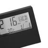Digital Clock Multifunctional Temperature Display Mute Modern Desk LCD Electrical Alarm Clock for Office
