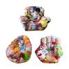 Oppbevaring av kosedyr Sittepose Trekk Vanntett Gjennomsiktig PVC Ekstra Stor Barn Plysjleke Oppbevaring Sofa Barnerom Soverom Dukker Organisering Sofa
