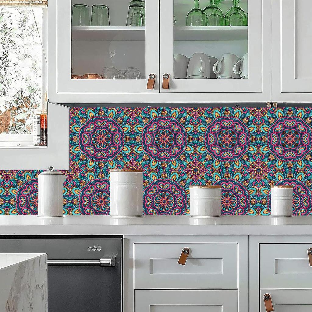 Waterproof Wall Stickers Posters Self-Adhesive Waterproof Wall Stickers Home Living Room Walls Kitchen Decoration Stickers