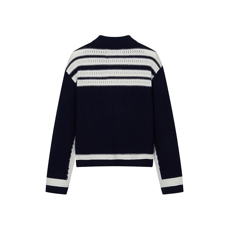 Teenie Weenie Women's Plaid Knit Polo Cardigan