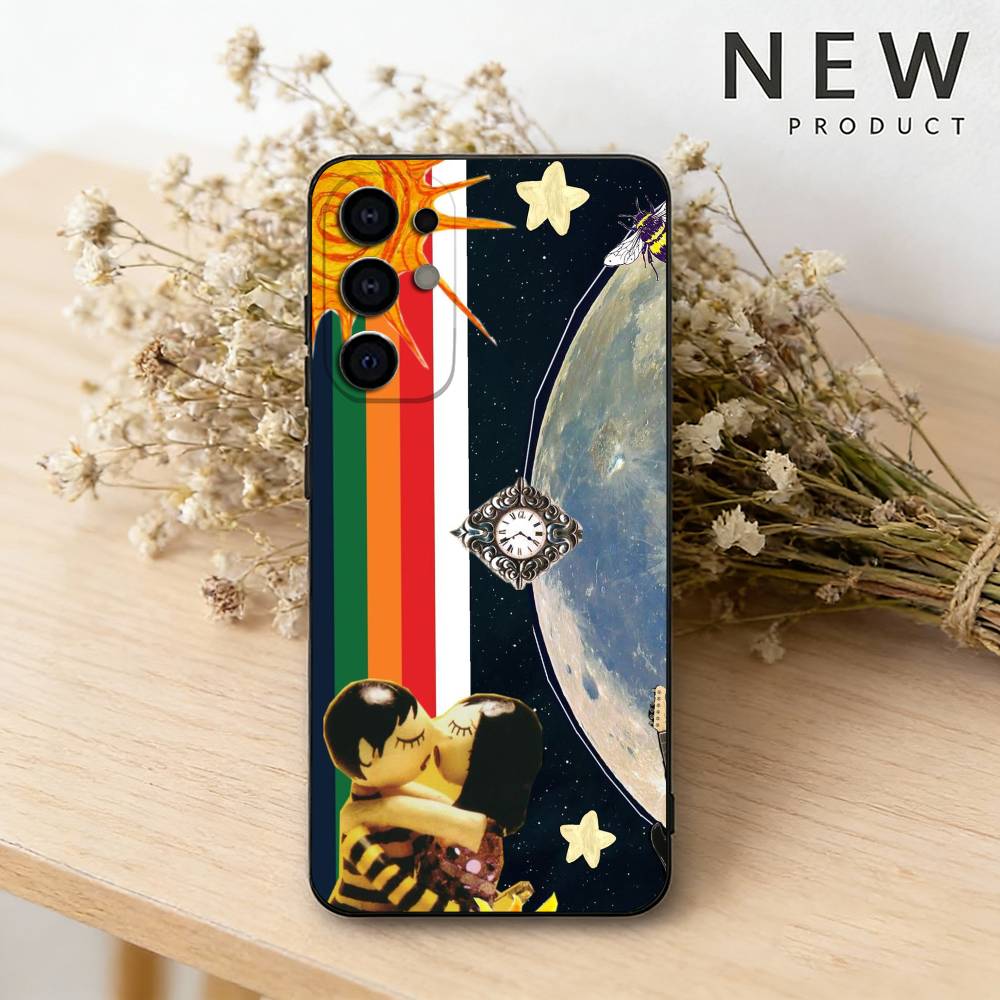 

TV ENJAMBRE Daltonico Phone Case For Samsung S26,25,24,23,22,21,20,30,Ultra,Plus,Fe,Lite Black Shell Samsung S23plus5G