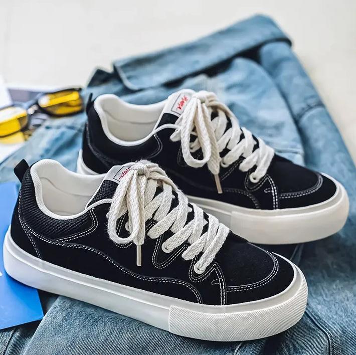 

Популярная мужская обувь осень-зима 2024 года, новая молодежная американская ретро-спортивная и досуговая обувь на толстой подошве, повышающая устойчивость к скольжению 44