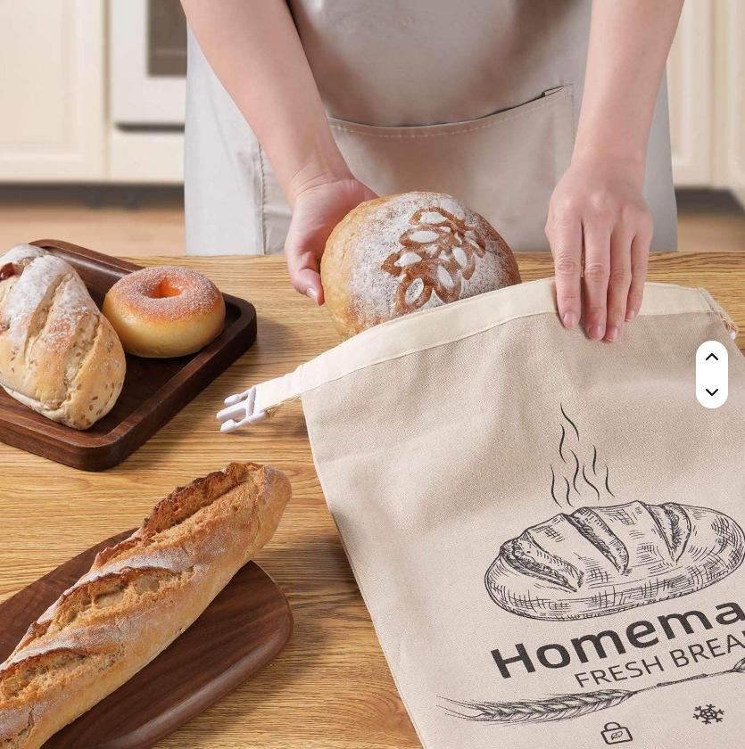 Beeswax Bread Bag Can Be Reused. Beeswax Bag Food Preservation Bag 2 Pieces