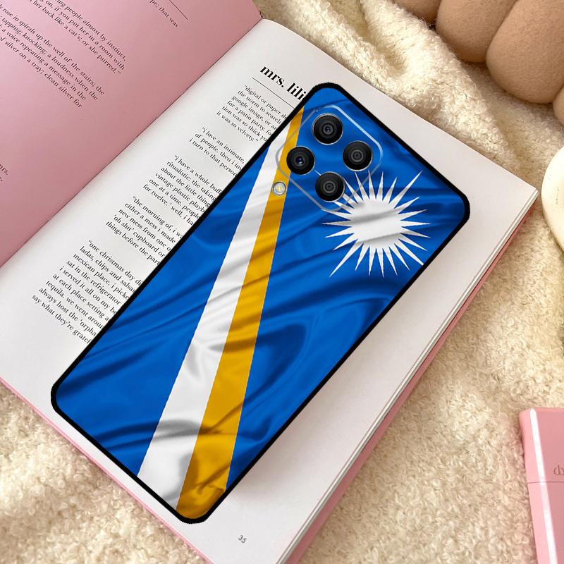 Marshall Islands Flag Case For Samsung Galaxy M32 M52 M15 M11 M12 M13 M14 M06 M16 M36 M56 M31 M53 M35 M55 M34 M54