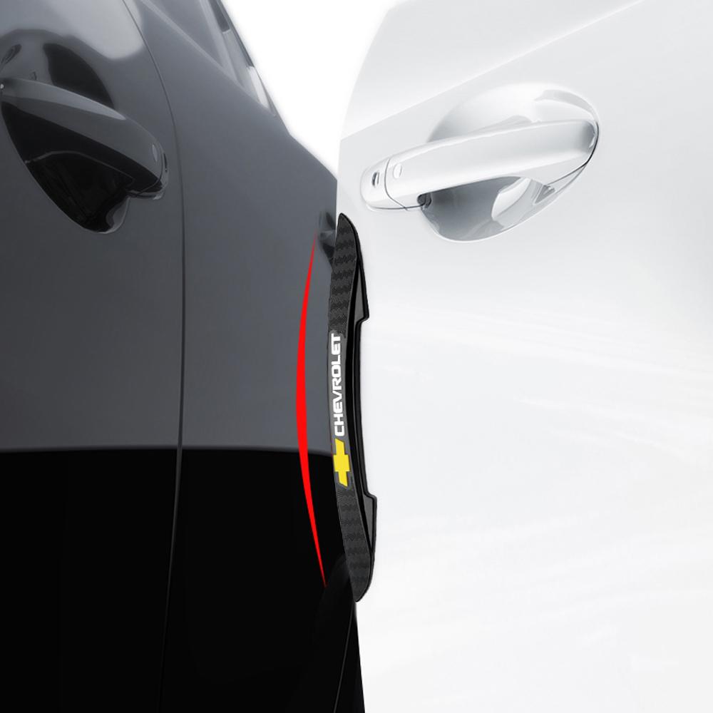 4Pcs Car Door Rearview Mirror Bumper Strips Protective Stickers Auto Exterior Accessories For Chevrolet Cruze Captiva Malibu Z71
