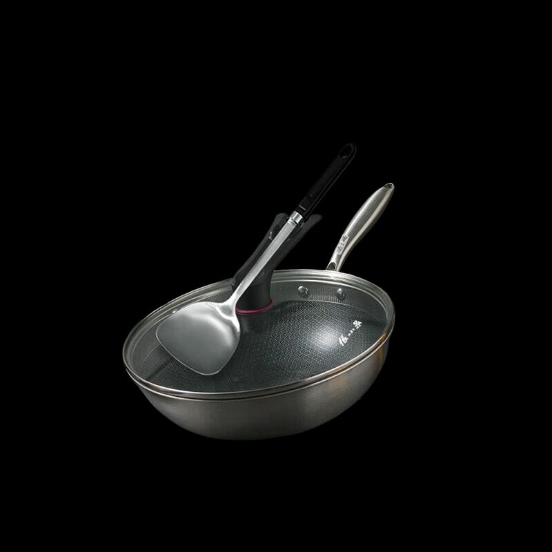 Zhang Xiaoquan 30cm Honeycomb Wrought Iron Wok