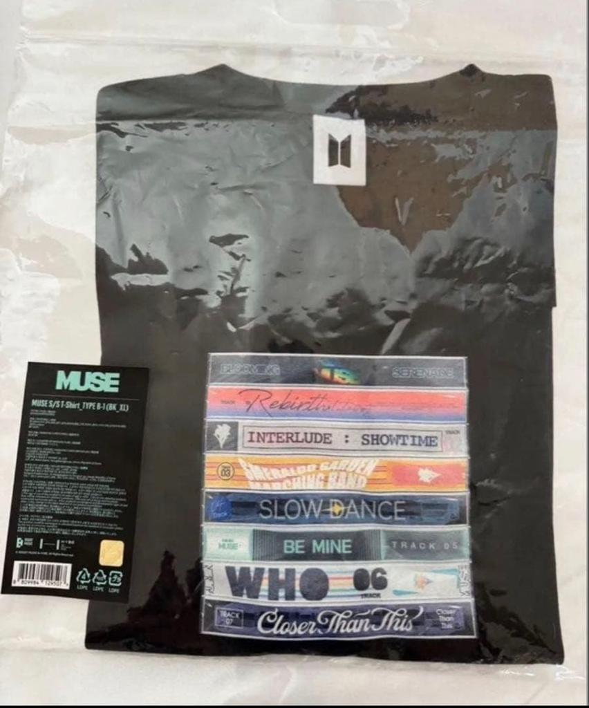 [BEGAGNAD] BTS Jimin MUSE T-shirt XL Officiell Merch