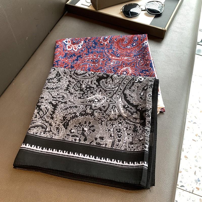 Elegant Square Scarf Women Lightweight Cotton Wrap Shawl UV Protection Stylish Boho Fall Winter