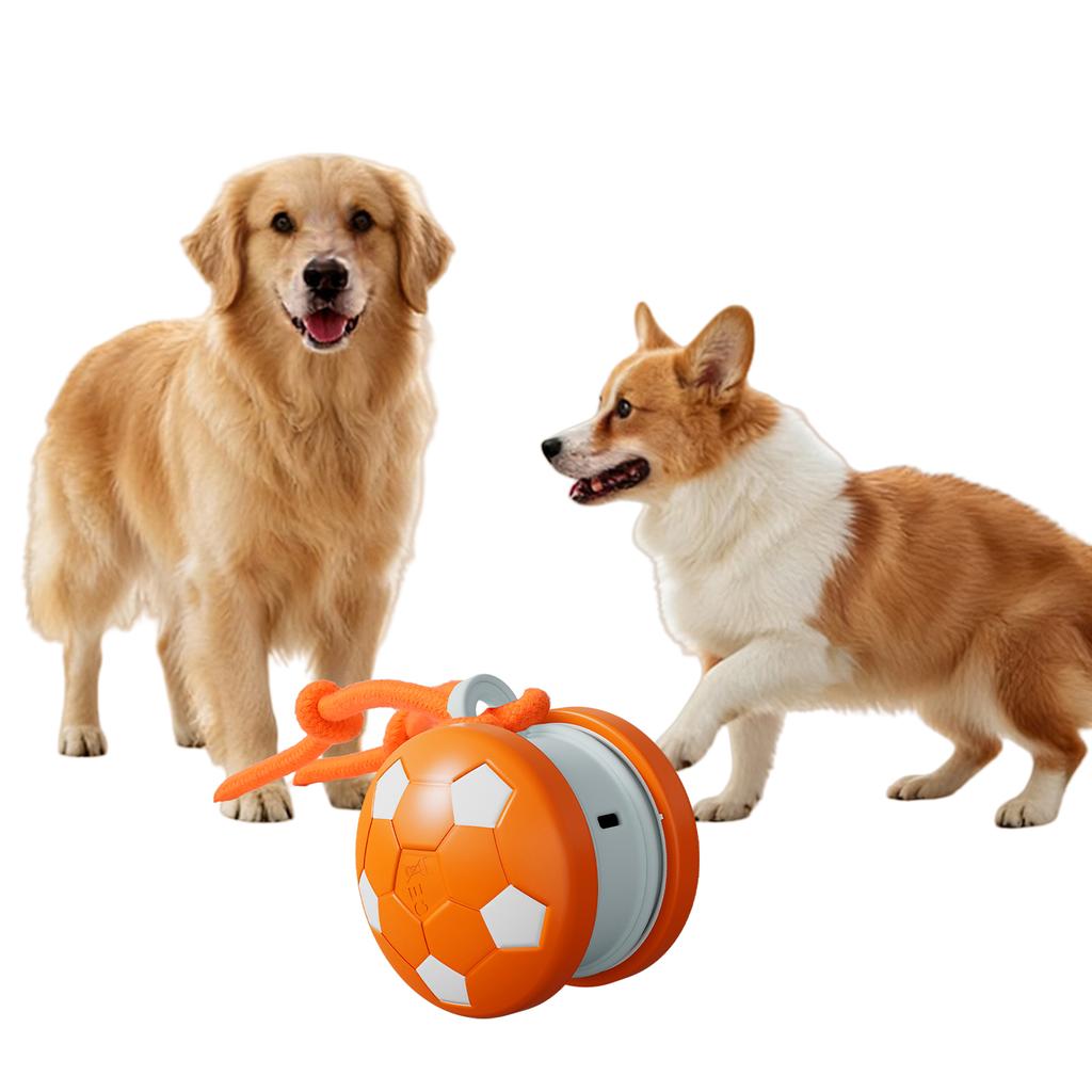 Automatic Electric Rolling Ball 2 Modes Rechargeable Dog Stimulation Toy To Keep Them Busy for Small To Medium Breeds