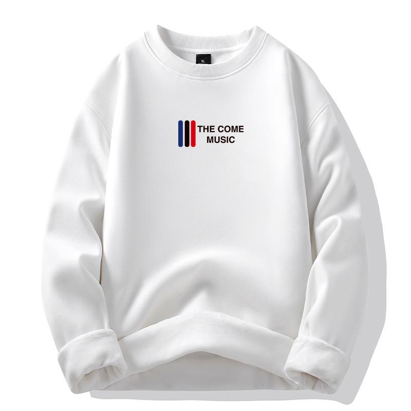 Módní teplá pánská mikina s kapucí, zateplená mikina, pánská nová bavlněná svetr, zahuštěná volná bunda