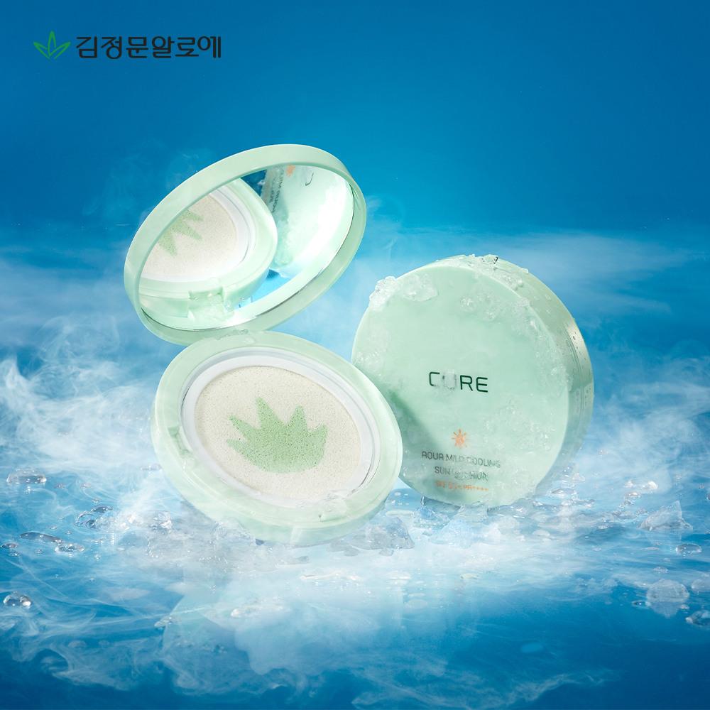 Kim Jeong Moon Aloe Cure Aqua Mild Cooling Sun Cushion 25g Refills (2ea)