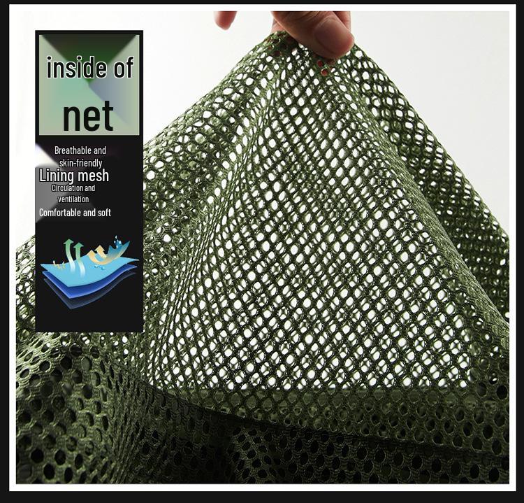 Men's Camouflage Mesh Photography Vest – Lightweight, Multi-Pocket for Outdoor, Fishing, and Casual Wear.