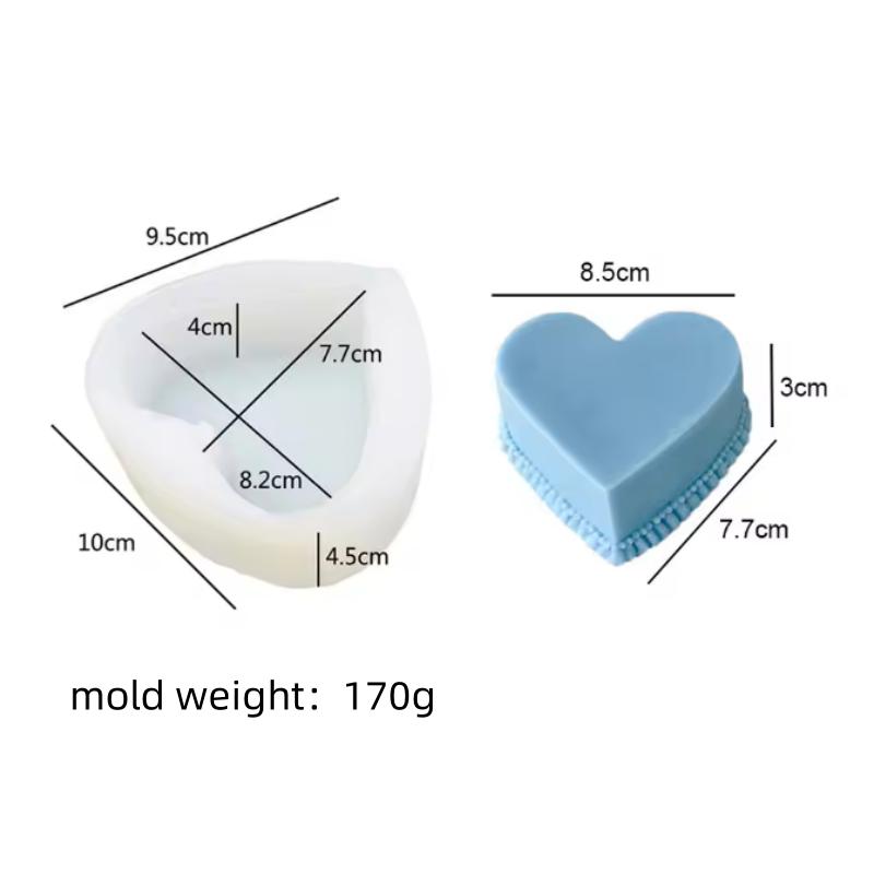3D Love Hanging Cake Candle Silicone Mold DIY Chocolate Cake Baking Tool Creative Aromatherapy Soap Home Decoration Party