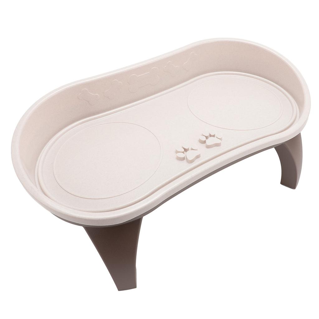 Elevated Pet Feeding Tray Neck Spine Protection Antislip Easy To Assemble Raised Dog Bowl Stand for Pets