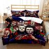 Halloween horror movie clown Comfortable Duvet Quilt Cover Pillowcase Bedding Set Children Bedroom Decoration Home Textile