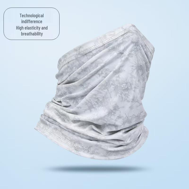 Summer Ice Silk Neck Gaiter: Breathable, Sun-Protective, Multi-Functional Mask for Outdoor Running and Climbing One Size