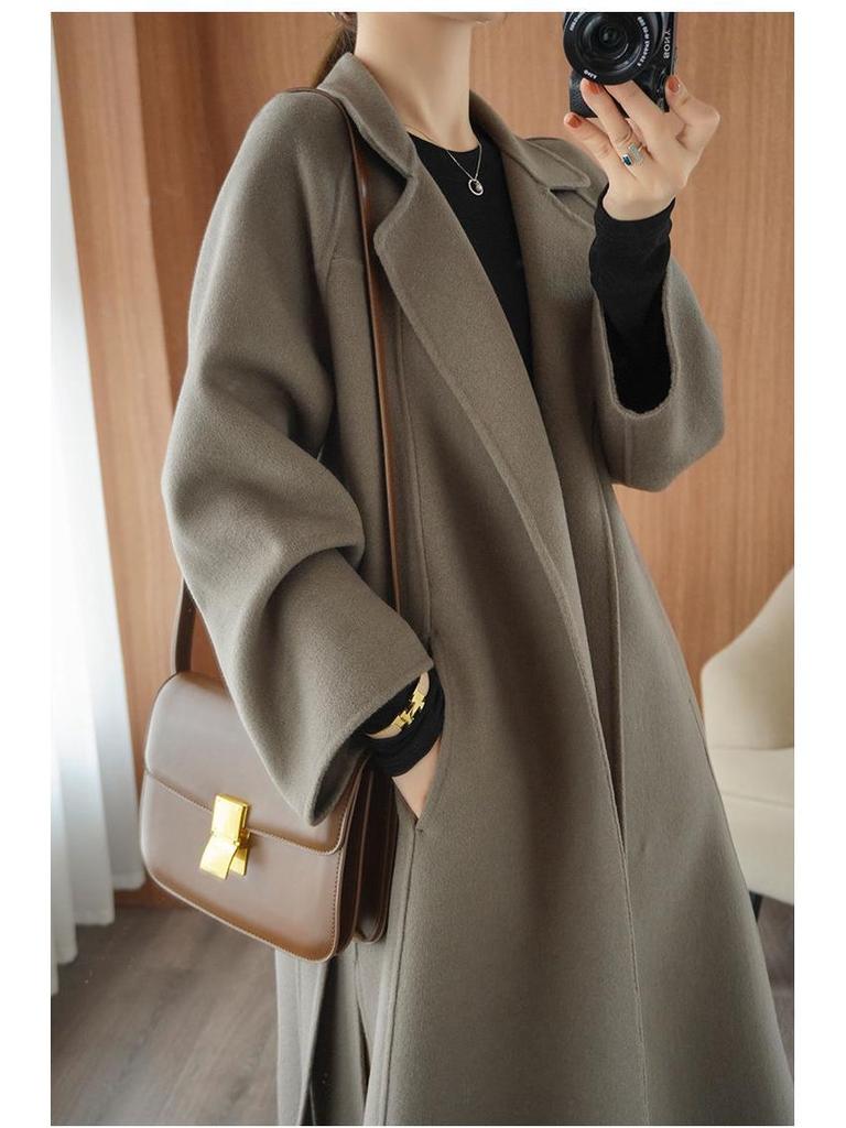 Women's Trendy Long Plus Size Cardigan Coat - Autumn/Winter 2025 Collection