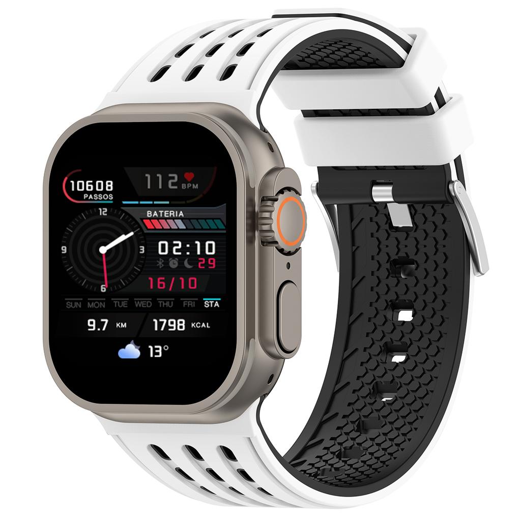 Silicone Bands For Apple watch Ultra 3/2 49mm 46 45 44 42mm sport silicone Bracelet correa for IWatch Series 11 10 9 8 7 6 5 SE