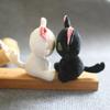 Kawaii Suzume No Tojimari Daijin Katze Schlüsselanhänger Figur Anime Actionfigur Schreibtischpuppe Sammlerspielzeug für Kinder Geschenk