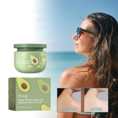 100g Avocado Ice Cream Scrub Full Body Clean Exfoliating Dead Skin Shower Refresh Body Scrub