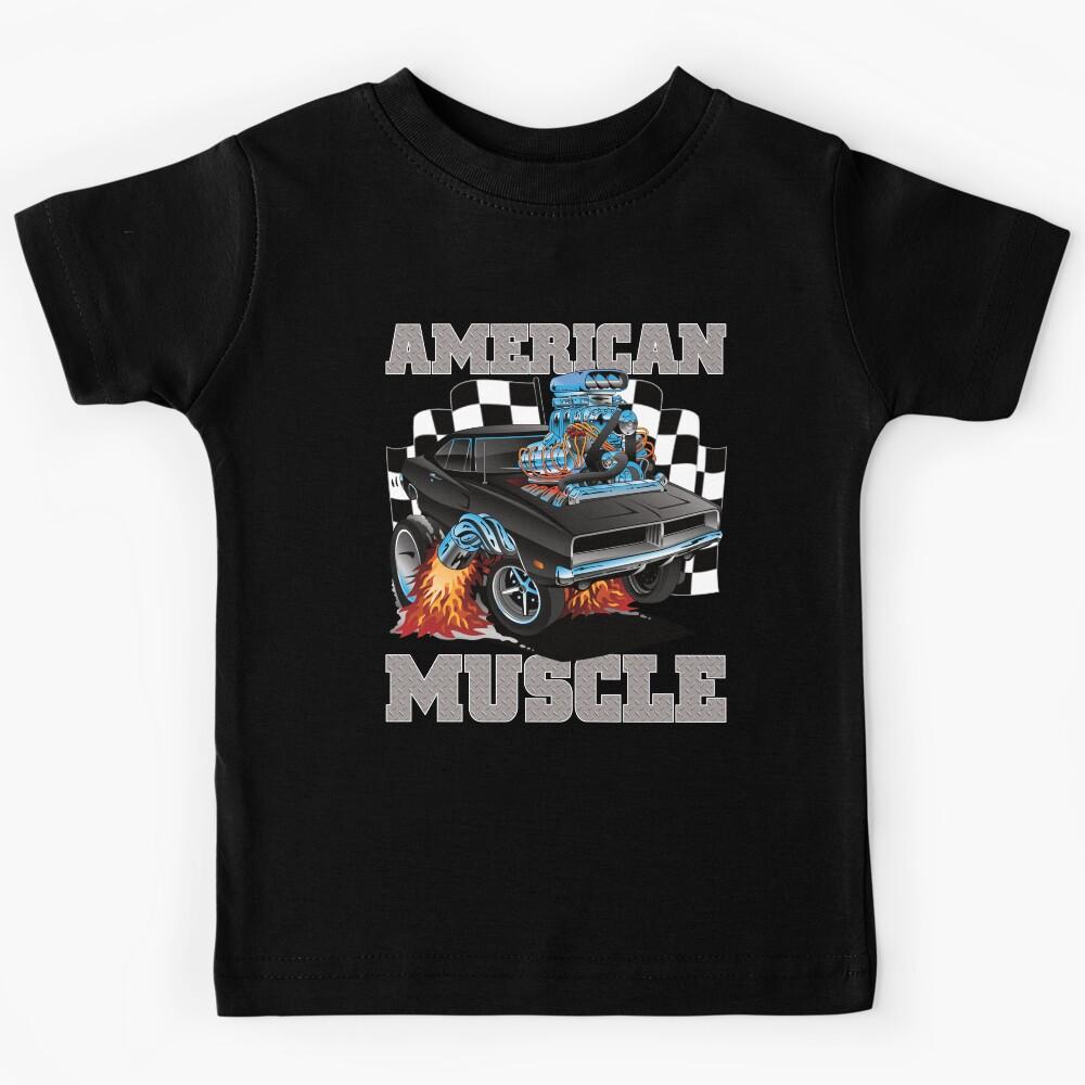 Muscle Cars High Performance Race Car Street Machine Kids T-Shirt 160