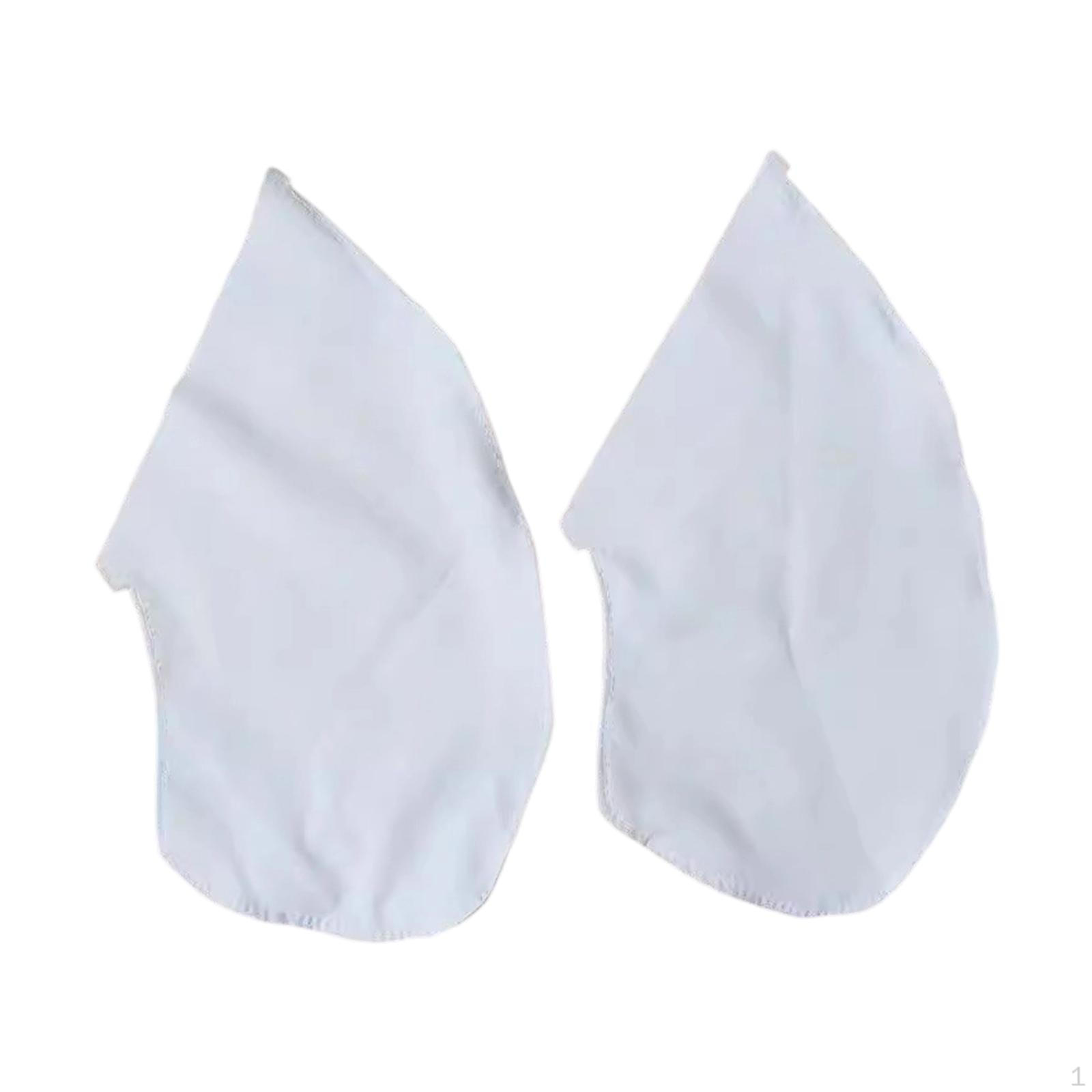 

2 Coats Pocket Inner Security Compartment for Sew-in Coats, Dresses, Skirts And Sweaters with белый