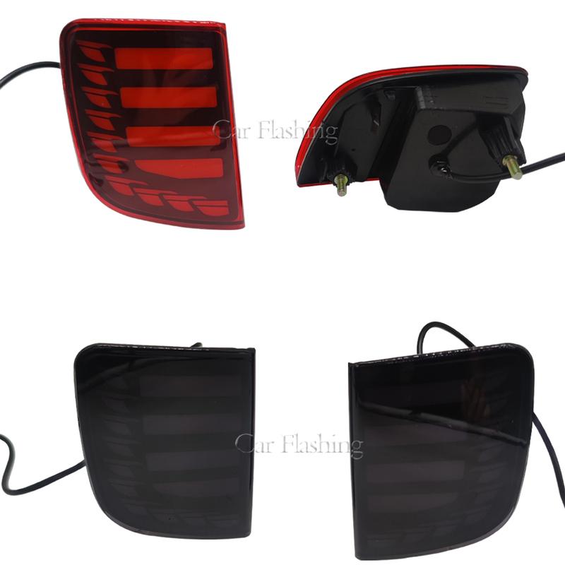 Für Toyota Land Cruiser LC200 2008 - 2015 LED Heckstoßstangen-Reflektor Warnbremslicht Blinker Nebelschlussleuchte Autozubehör 12V