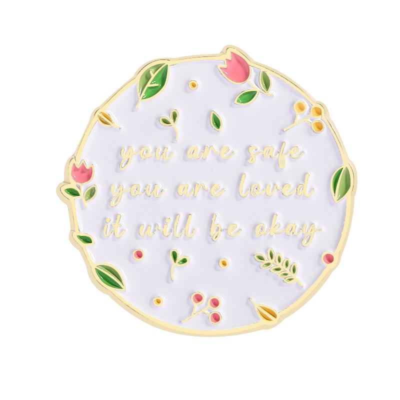 You Are Meant To Shine Enamel Pin Custom Positive Quotes I Can And I Will Metal Brooches Lapel Badge Jewelry Gifts For Friends