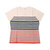 Anlom Women's Striped Linen Cotton Knit Top