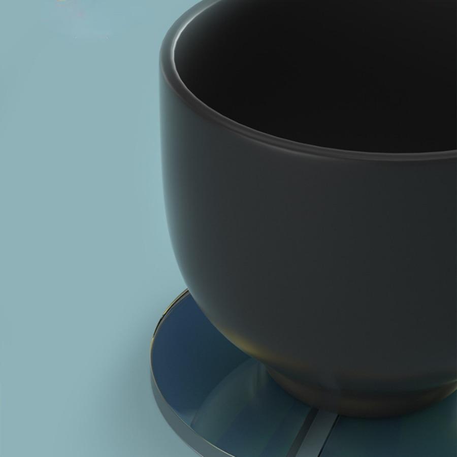 4PCS Simple and Thickened Acrylic Coaster Coffee and Tea Cup Anti-heat Insulation Mat Light Luxury Round High-temperature Tea Ceremony  Bowl Tray Mat