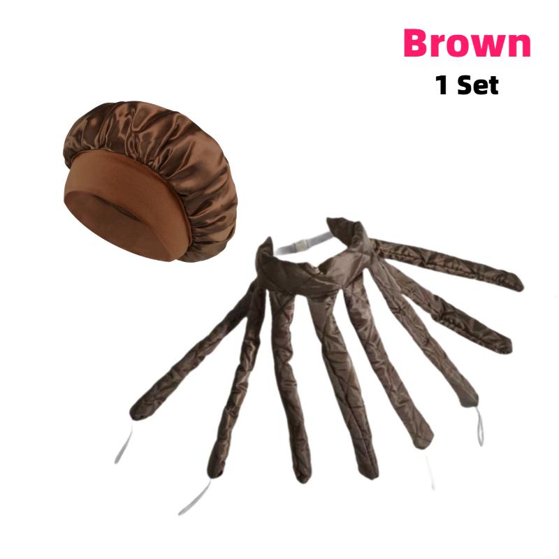 1 Set Hair Curler Headband for Long Hair Satin Heatless Curling Rod Adjustable Strap Overnight No Heat Curling Roller Women Girl