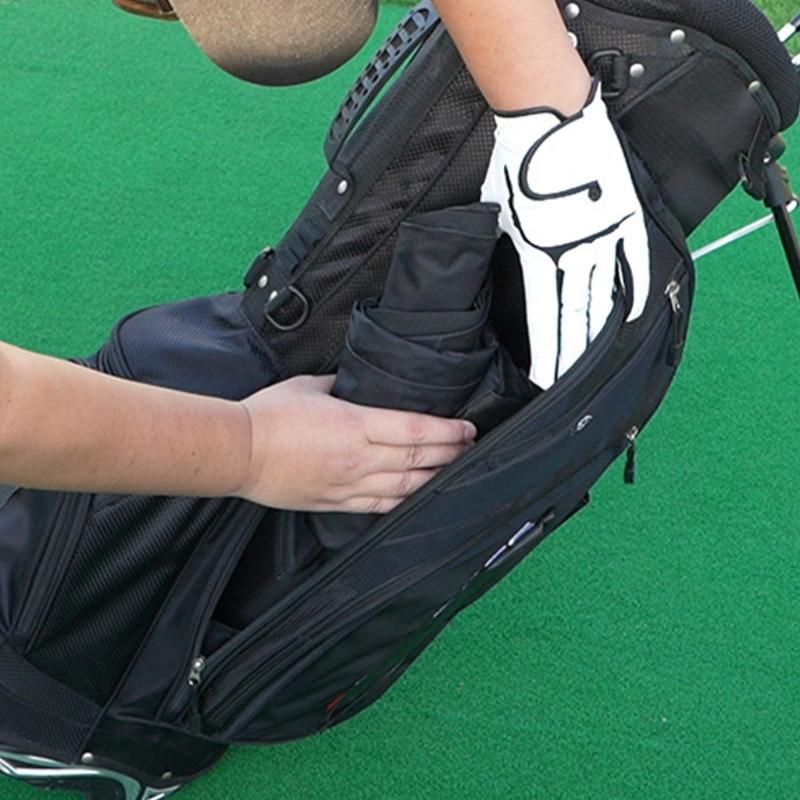 Premium Golf Bag Polyester Texture Golf Player Essential Bag with Multiple Storage Pockets for Clubs and Accessories