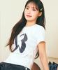 1993STUDIO New 93 Logo Crop T-Shirt_Light Gray