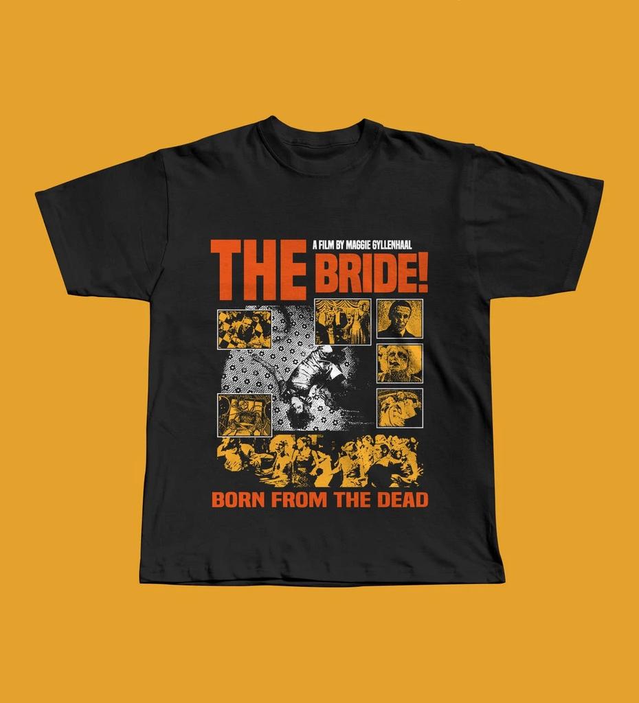 The Bride! Movie T-Shirt, Jessie Buckley Christian Bale Movie Shirt