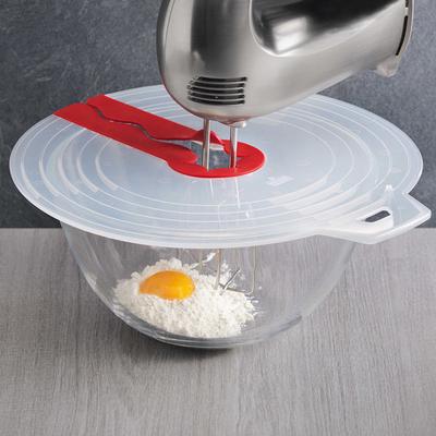 Eggmikserdeksel Krembolle Visper Skjerm Baking Piske Egg Sprutbeskyttelse Plastbolle Lokk Matlagingsutstyr til Kjøkken