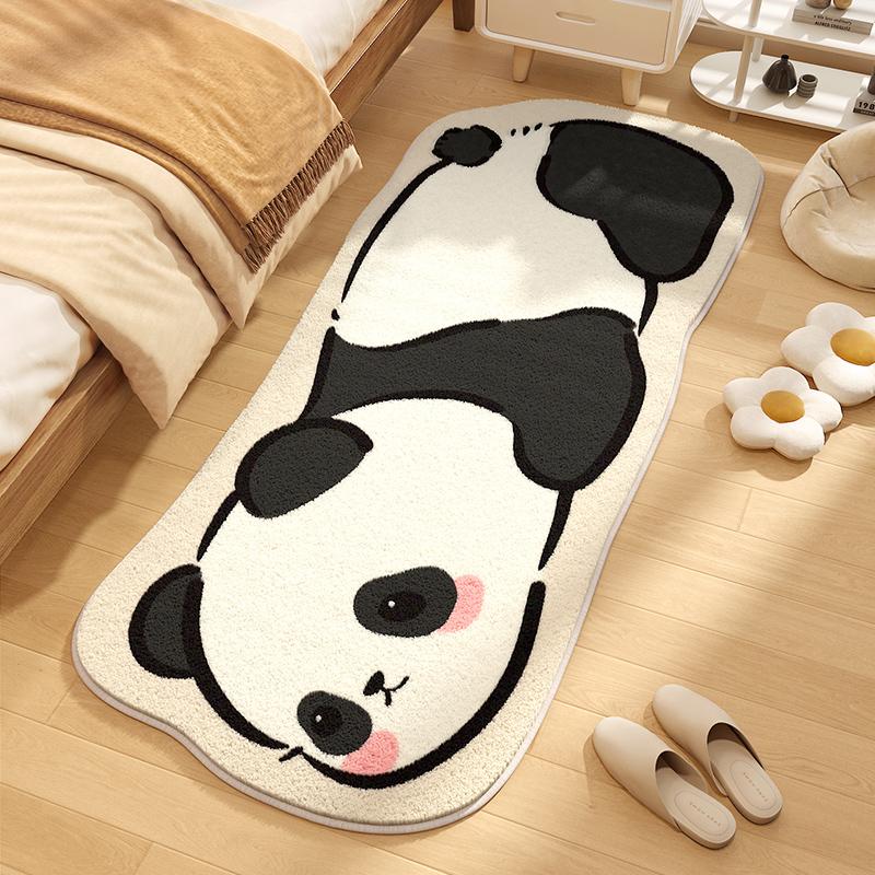 Adorable Cartoon Animal Rug Soft, Cosy and Non-Slip Entrance Hallway Doormat Bedroom Entrance Bedside Rug Home Decor