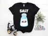 Salt Costume Matching Pepper And Salt Couple Gift T-Shirt, Kawaii Funny Cute Graphic Tee, Salt Shaker Cartoon T Shirts, Boys Girls Costume,